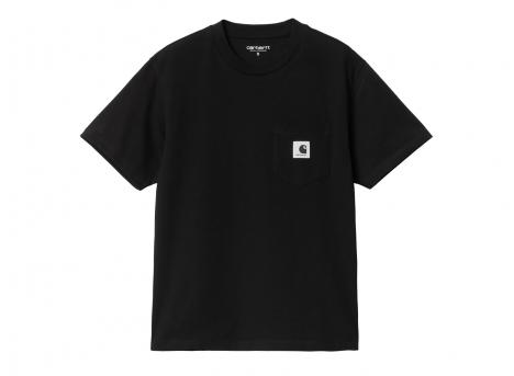 Carhartt W Pocket Tshirt Black I032215