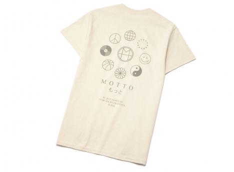 Motto Logo Tee Symbolism Sand