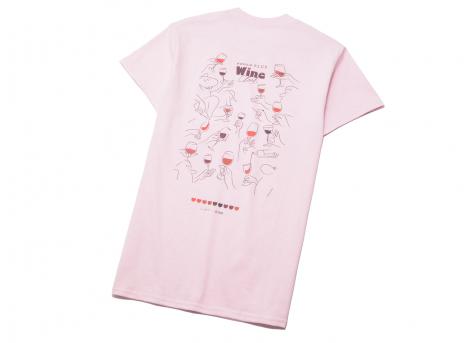 Novoid Plus Wine Club Tee Light Pink