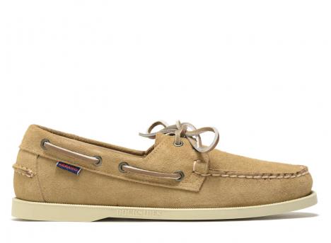 Sebago Docksides Portland Suede Beige Camel