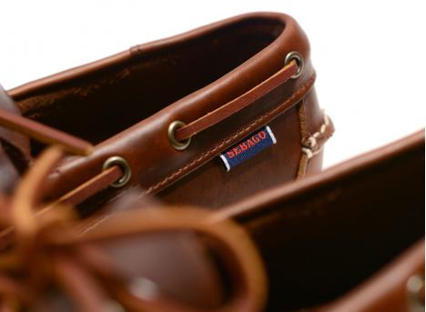 Sebago Docksides Portland Waxed Brown