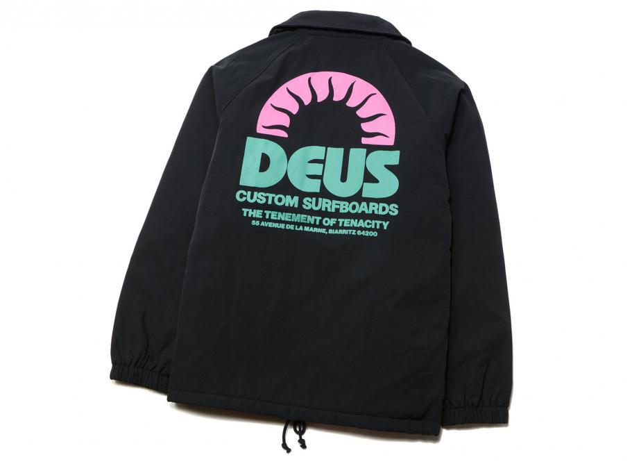 Deus Ex Machina Melodies Coach Jacket Anthracite / Novoid Plus