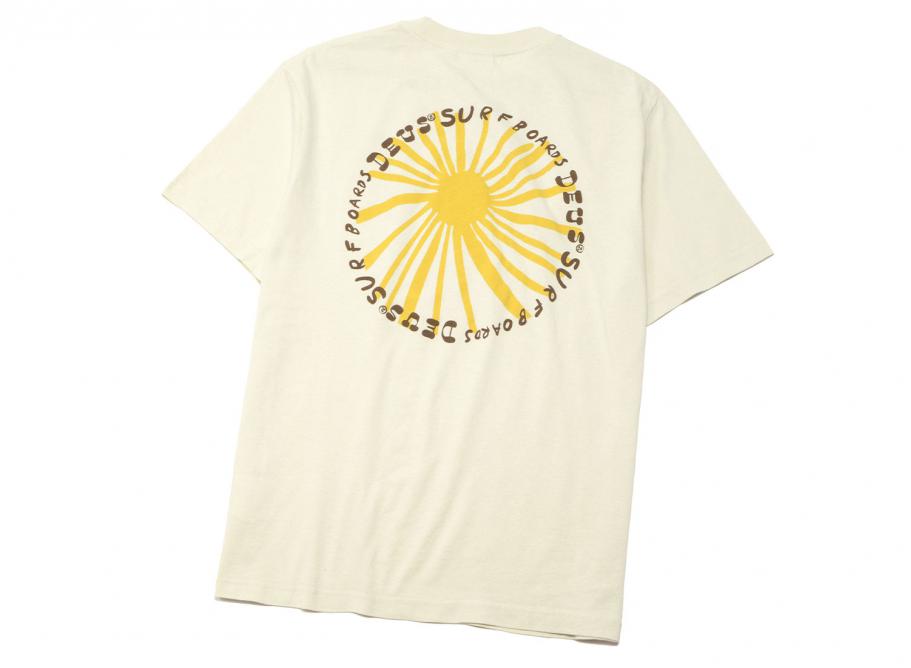 Deus Ex Machina Sunstroke Tee Dirty White / Novoid Plus