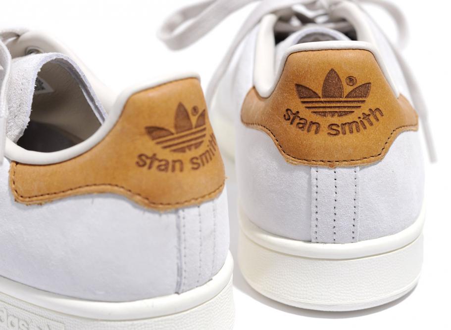 adidas Originals Originals Off White Stan Smith Sneakers With Tan
