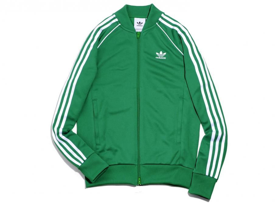 adidas originals track jacket green