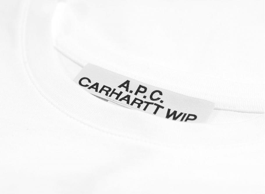 APC x Carhartt Tshirt Fire H Blanc / Novoid Plus