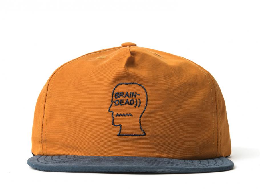 Brain Dead 60/40 Logo Hat Burnt Orange / Novoid Plus