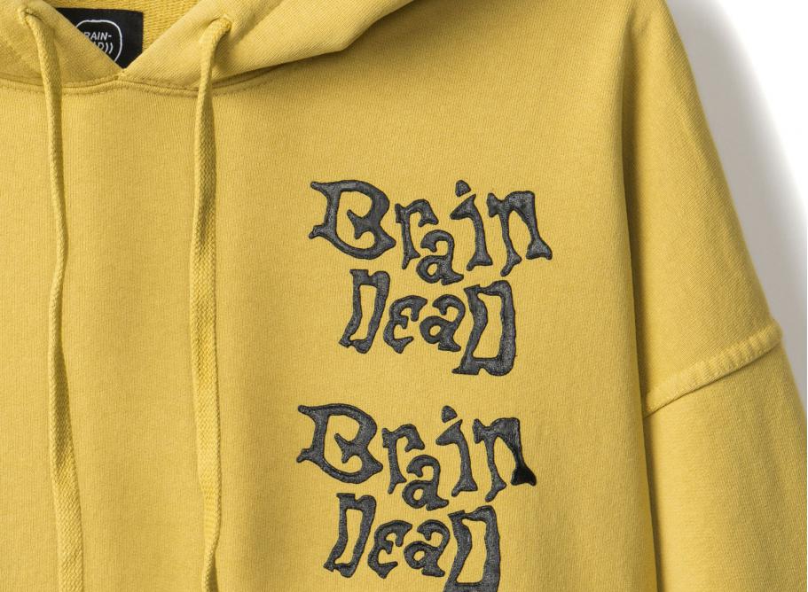 Brain Dead Missle Command Hoodie Mustard / Novoid Plus