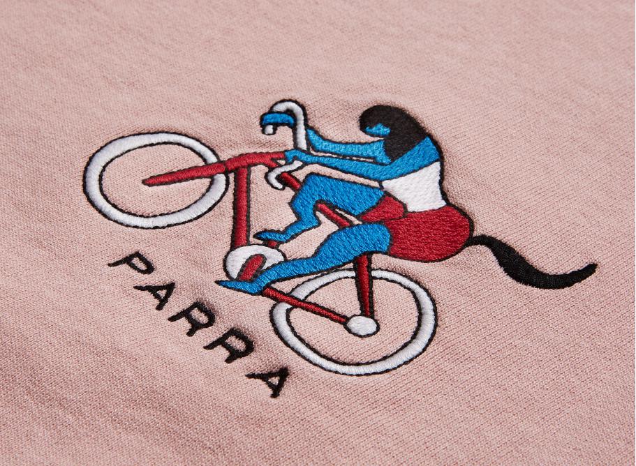 PARRA THE CHASE CREW NECK SWEATSHIRT PINK – BLENDS