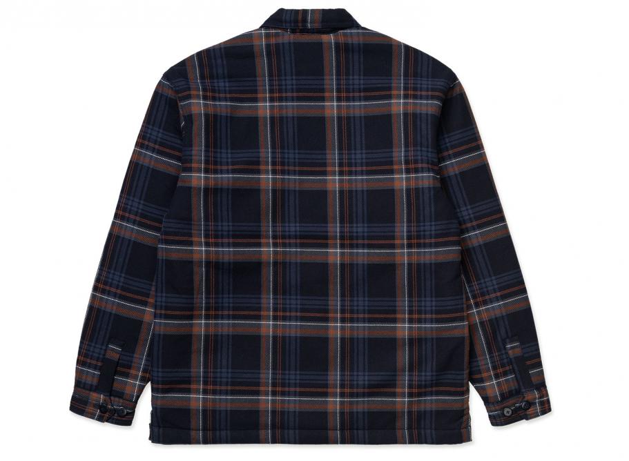 Carhartt Aiden Check Shirt Jac Dark Navy I028216 / Novoid Plus