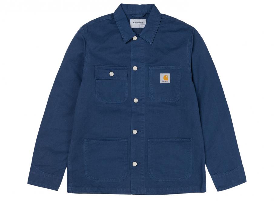 carhartt wip michigan chore coat blue