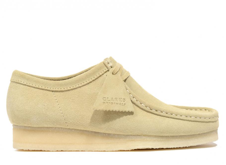 clarks wallabees maple suede