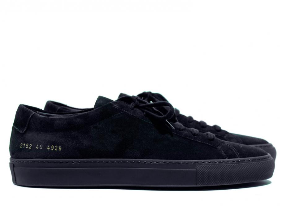 navy suede common projects