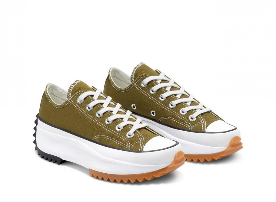 converse run star hike dark moss