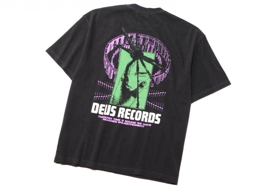 Deus Ex Machina Time And Sound Tee Anthracite / Novoid Plus