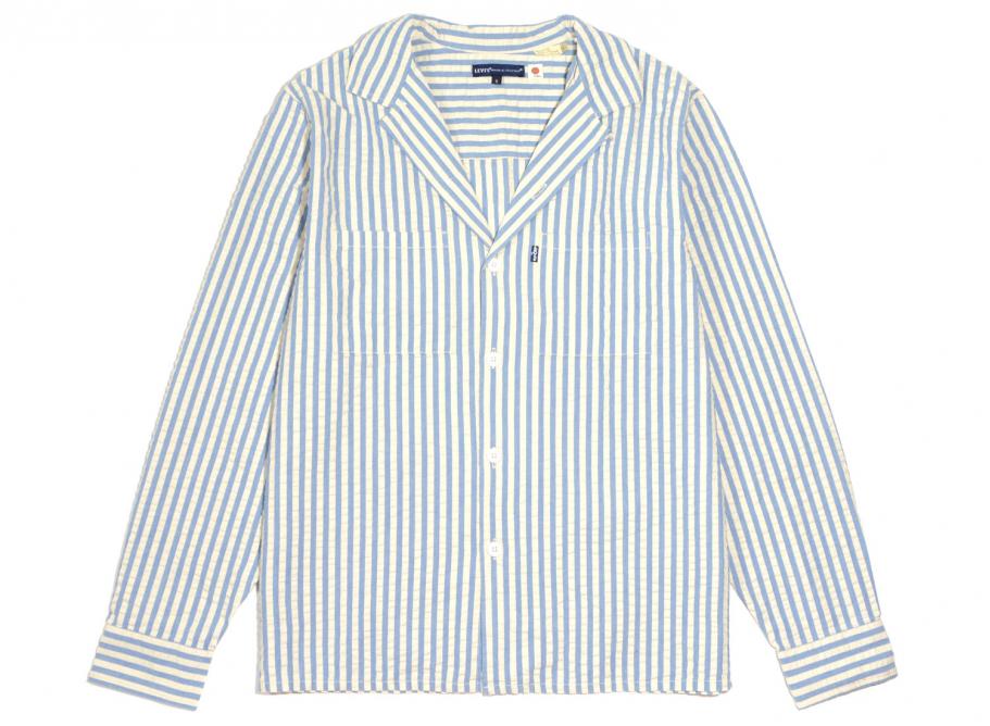 Levis® Made & Crafted® Camp Shirt Sea Stripe