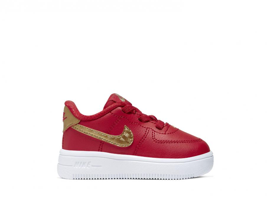 red air force 1 gold