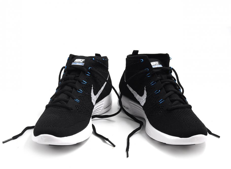 Nike Lunar Flyknit Chukka Black / White 