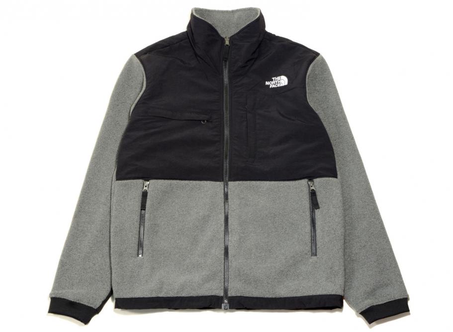 charcoal grey north face jacket