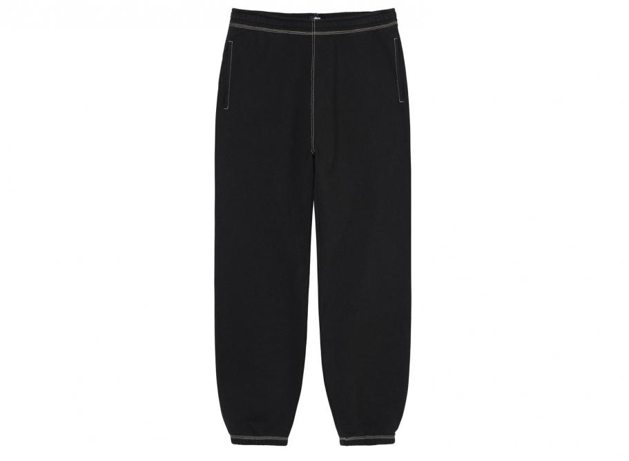 Stussy Contrast Stitch Label Pant Black / Novoid Plus