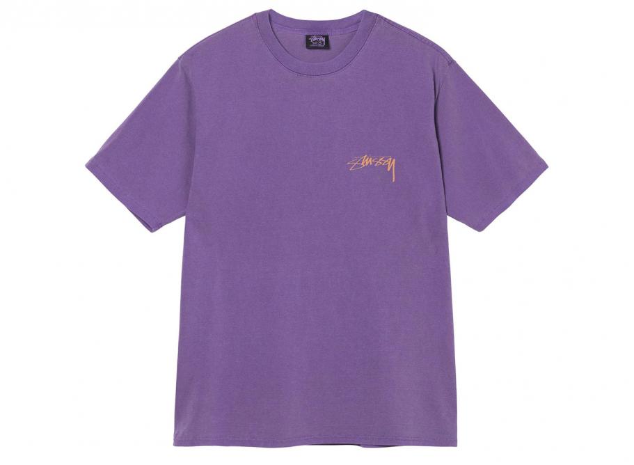 Stussy Statue Pigment Dyed Tee Purple / Novoid Plus