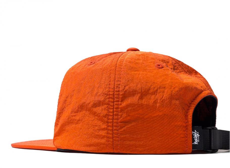 orange stussy hat