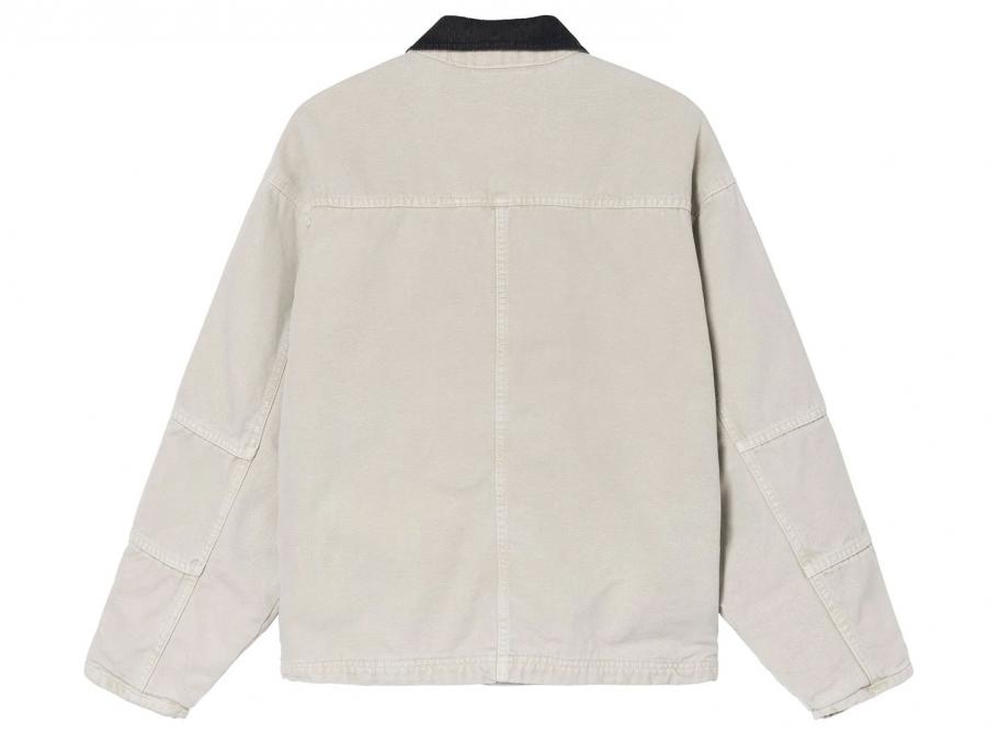 Stussy Washed Canvas Shop Jacket Bone / Novoid Plus