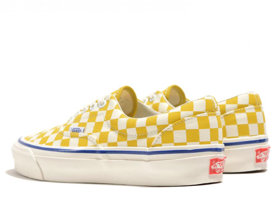 Vans discount checkerboard jaune