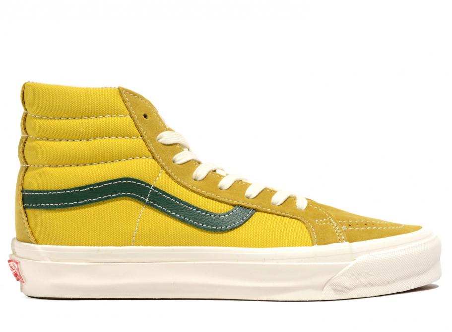 vans sk8 hi yellow