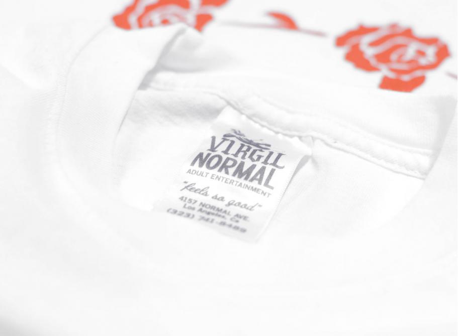 Virgil Normal Roses LS T-Shirt White / Novoid Plus